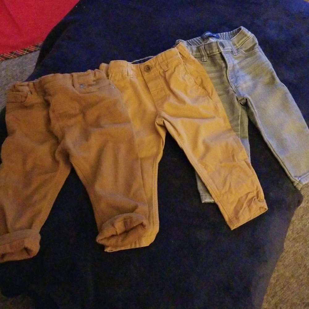 3 pairs of baby boy pants